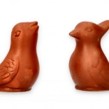 Fischietto per uccelli in ceramica set