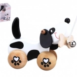 Cagnolino di legno trainabile