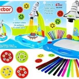 Proiettore per bambini a razzo per disegnare con 36 immagini