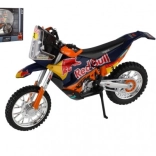Modello in metallo della moto BBURAGO RED BULL KTM Rally Dakar 2019, 1:18