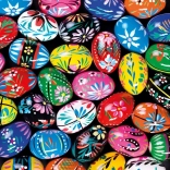 Puzzle uova di Pasqua dipinte 1000 pezzi