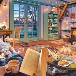 Puzzle in legno chalet accogliente 505 pezzi