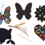 Goki immagini arcobaleno da grattare da appendere – mix di motivi