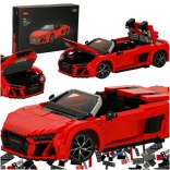 Kit di costruzione auto sportiva AUDI R8 Spyder 1:14, 1440 pezzi