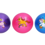 Palla di gomma con unicorno 22 cm