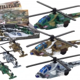 Elicottero militare in alluminio con suoni e luci