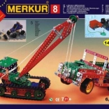 set di costruzione merkur 8 – 130 modelli, 1405 pezzi, 5 strati