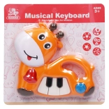 Pianoforte musicale a forma di animaletto 18 cm