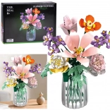 Set di costruzione bouquet di mattoncini – 9 fiori di campo, 563 pezzi