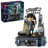 LEGO Mercoledì Addams – minifigure da collezione con cancello dell’Accademia Nevermore