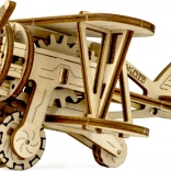 Puzzle 3D in legno biplano