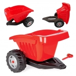 Woopie rimorchio ribaltabile per bambini Active Trailer, rosso, portata 35 kg