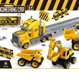 Camion – carro attrezzi con veicoli da cantiere