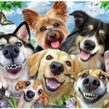 Selfie cani puzzle 500 pezzi Ravensburger
