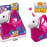 Unicorno di peluche in borsetta