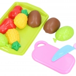 Set per tagliare la frutta con vassoio 21 × 14 cm