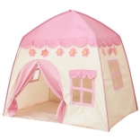 Woopie tenda casetta rosa XXL per bambini con pavimento