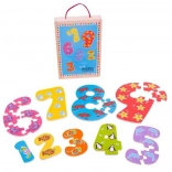 Puzzle educativo numeri 1–9