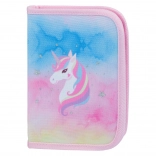 Astuccio scolastico a un piano Rainbow Unicorn BAAGL