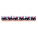 Bigjigs Rail vagoni della metropolitana – set in legno