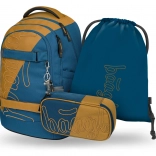 Set Baagl Skate Max Duo: Zaino, Astuccio e Sacchetto