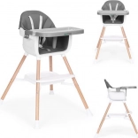 Seggiolone per bambini 2 in 1, grigio, ECOTOYS