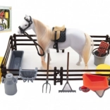 Set cura del cavallo con recinto e accessori