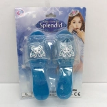 Scarpette blu scintillanti per principesse