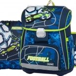 Set scolastico Premium Calcio - zaino, sacca, astuccio