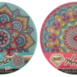 Grafix pittura diamantata su telaio – mandala turchese 30 cm