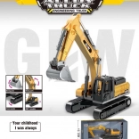 Escavatore per bambini GLW con benna in metallo e cabina girevole