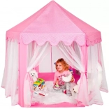 Tenda rosa per bambini Kruzzel – palazzo fiabesco per la casa e il giardino