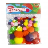 Mix Taglie Pom Pom, 80 pz