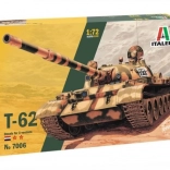 Modello in plastica del carro armato T-62 1:72 Italeri