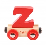 Vagoncino lettera Z - Bigjigs Rail