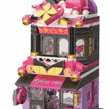 qman city corner negozio di cosmetici trendy set di costruzione