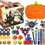 Set sensoriale antistress di giocattoli fidget e pop it di Halloween