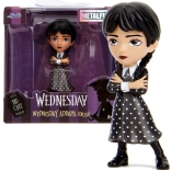 Figura da collezione in metallo WEDNESDAY ADDAMS con abito 6 cm