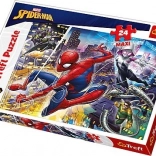 Puzzle maxi 24 pezzi – SPIDER‑MAN INTREPIDO
