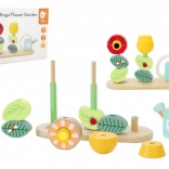 Giardino fiorito puzzle di legno per bambini
