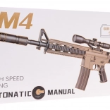 Fucile giocattolo M4 con sfere di gel e accessori