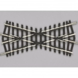 Piko Incrocio 30° con traversine in legno