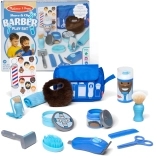 set da barbiere per bambini con accessori 16 pezzi