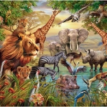 Norimpex pittura diamantata Safari al fiume