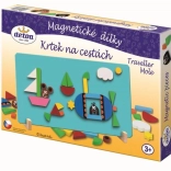 Pezzi Magnetici di Legno Krtek in Viaggio