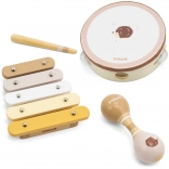 Viga POLARB set di strumenti musicali per bambini riccio