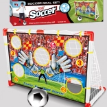 Mega porta da calcio con bersaglio