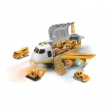 Aereo di linea con vano di carico e 3 macchinine 1:64