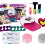 set per la cura delle unghie con asciugatrice LED