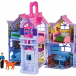 Casetta pieghevole colorata per bambole